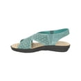 thumbnail image 3 of Easy Street Womens Faux Leather Cushioned Footbed Slingback Sandals, 3 of 3
