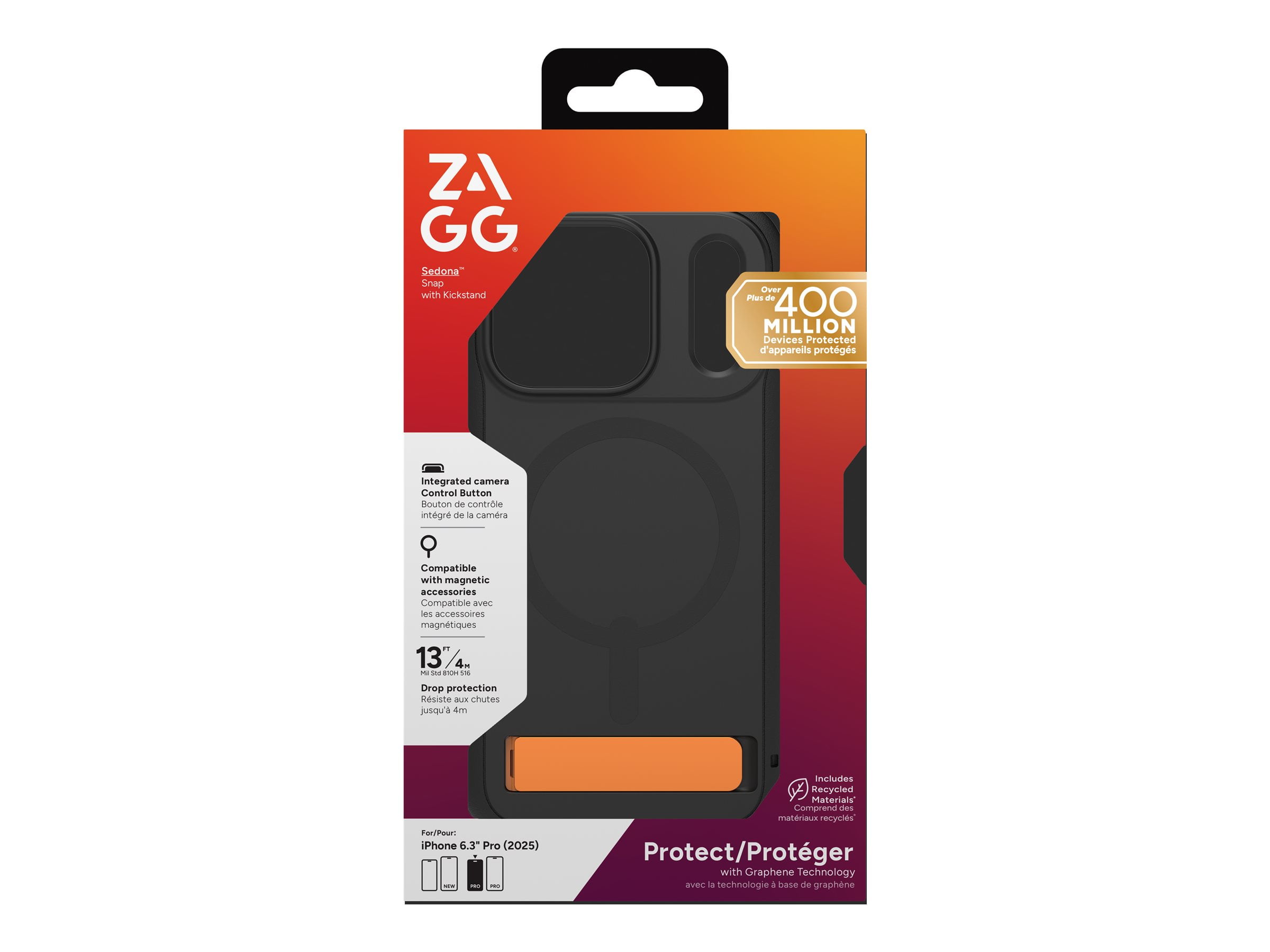 ZAGG Sedona Snap with Kickstand For iPhone 17 Pro
