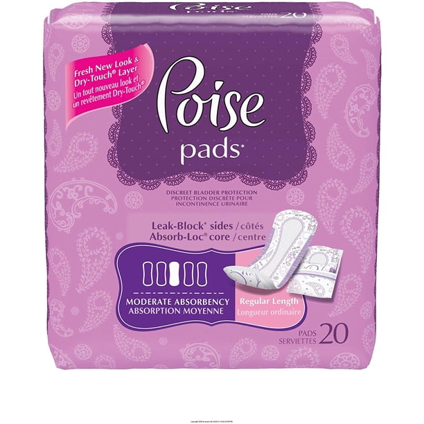 Poise Moderate Pads [POISE PADS MOD ABSBNT F]