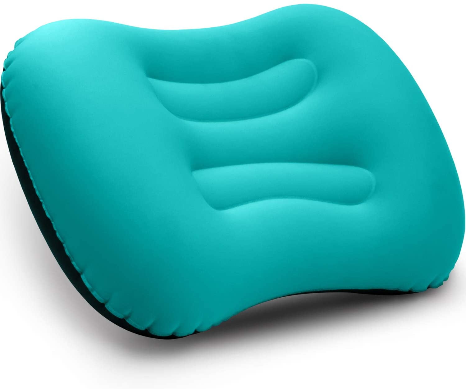 Compact Travel Air Pillow Inflatable Cushion Camping Car Head Rest Lumbar 
