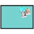 thumbnail image 2 of PinPix 34x24 Custom Cork Bulletin Board  Poster Board Has a Fabric Style Canvas Finish, Framed in Retro Patterns, by ArtToFrames (PinPix-234), 2 of 5