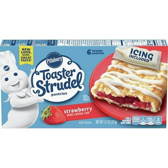 Pillsbury Strawberry Toaster Strudel, 11.7 Ounce -- 12 per case