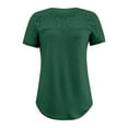 thumbnail image 5 of SHITINN Short Sleeve Fitted Lace Panel Round Neck T Shirt for Women Elegant and Stylish Casual To Women Tops Casual Short Sleeve Womens Tops Summer Tops for Women, 5 of 5