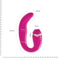 thumbnail image 3 of Adrien Lastic My G Suction Vibrator, Magenta, 3 of 3