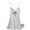 a-White13827, variant on VNKIDY Womens Solid Color Lace Trim Satin Chemise Spaghetti Strap Sleep Dress With Crisscross Back Sheer Panel For Loungewear Sky Blue M