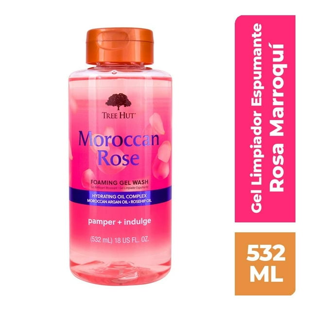 Jabón corporal Tree Hut en gel rosa marroqui 532 ml