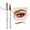 Dark Brown, variant on 4 Tip Eyebrow Pencil with Spoolie Brush, Hair Like Brow Pen for Natural Looking Brows, Long Lasting Eyebrow Makeup for Filling Shaping Defining Brows.(Light Brown)