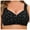 Black, variant on Jdkau Bras for Women No Underwire Plus Size Bras Front Closure Bras Full Coverage Bras Wireless Comfortable Bra（Grey,60）