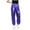 Blue, variant on ZACPNCV Girls Metallic Pants Holographic Shiny Sparkly Stretchy Jogger Pants Loose Hip Hop Wear Black 3-4 Years