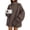 Brown, variant on VISALY High Neck Sweaters Crochet Sweaters Women's 2023 Winter Sweaters Oversized Turtleneck Long Sleeve Chunky Knitted Pullover Tops Business Casual Sweater Hoodie Pullover Tunic Sweatshirt Black L