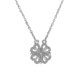 thumbnail image 1 of Four Leaf Clover Necklace Magnetic Folding Heart Clavicle Chain Open Collar, 1 of 2