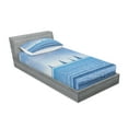 thumbnail image 2 of Ambesonne Nautical Fitted Sheet & Pillow Sham Set, Sailing Boat on Ocean, Twinxl, Pale Blue, 2 of 2