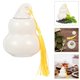 thumbnail image 4 of Ceramic Small Gourd Shaped Jar Ceramic Gourd Tea Jar Ceramic Powder Storage Jar, 4 of 4