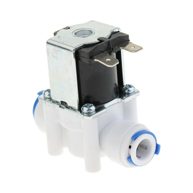 N / C de válvu solenoide de agua de alimentación de entrada de 3/8 Baoblaze Electroválvula de agua eléctrica