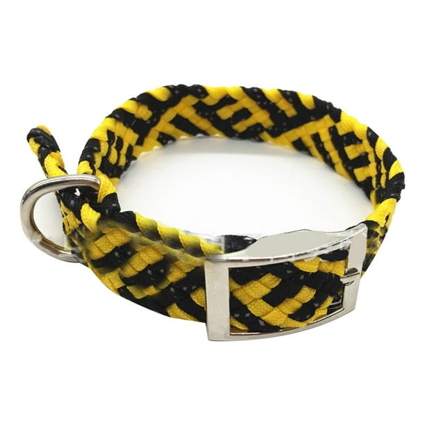 Blueberry Pet 8 color 3M reflective multi color striped Martinger dog collar Walmart