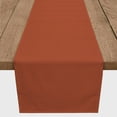 thumbnail image 3 of Creative Products Solid Color Rust 16x72 Poly Twill Table Runner, 3 of 3