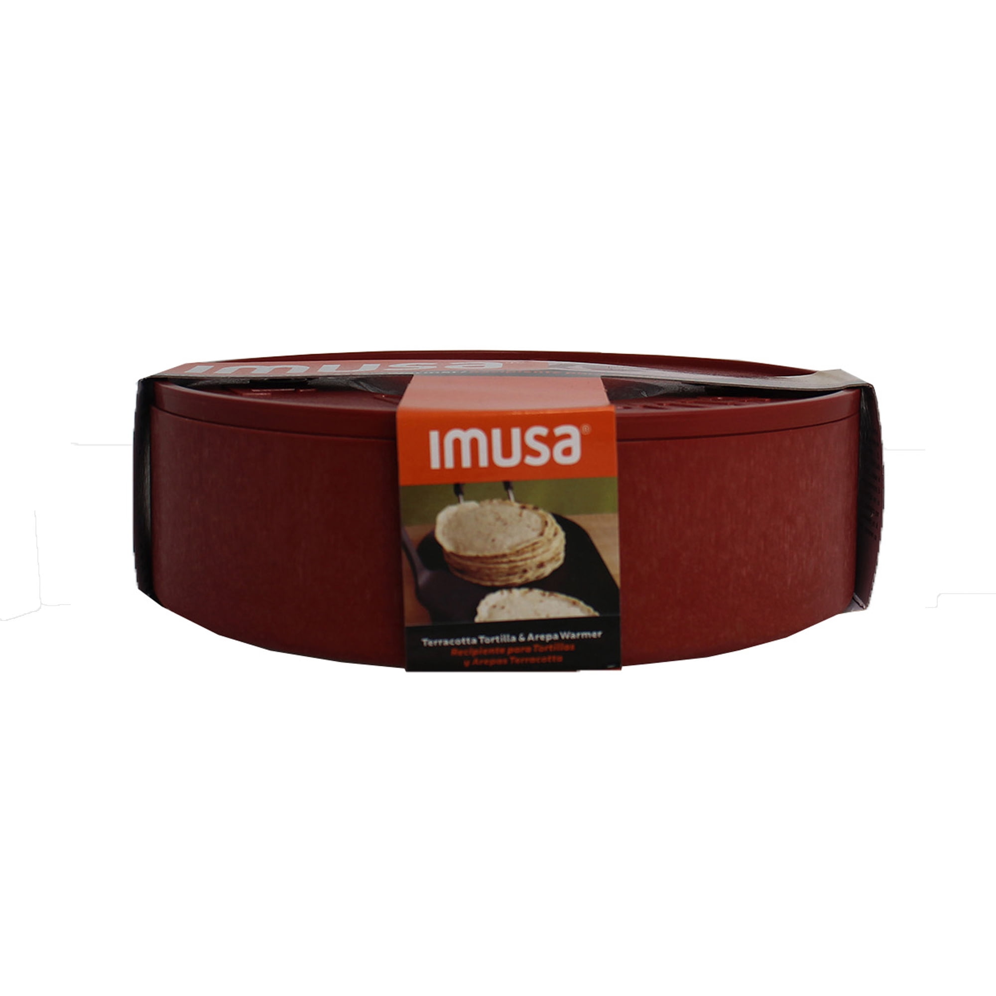 (4 pack) IMUSA 8in Tortilla Warmer, Terracotta
