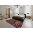 thumbnail image 4 of Ahgly Company Indoor Rectangle Abstract Red Abstract Area Rugs, 3' x 5', 4 of 6