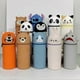thumbnail image 5 of Cartoon Telescoping Pencil Case - Soft Silicone Pen Pouch With Large Capacity Amp; Stand-up Design -hk603, 5 of 5