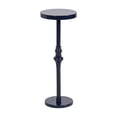 thumbnail image 5 of Kate and Laurel Stratton Vintage Round Pedestal Drink Table, 9 x 9 x 22, Navy Blue, Decorative Mini Table for Use as Indoor Plant Stand or Cute Living Room Accent, 5 of 10
