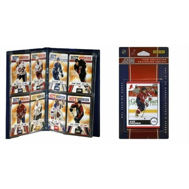C & I Collectables 2010CAPSTS NHL Washington Capitales sous Licence 2010 Jeu d'Équipe de Partition et Album de Stockage