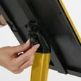 thumbnail image 6 of M&T Displays Simplistic Curved Menu Board 11x17 inch Gold Pedestal Sign Holder Floor Standing Aluminum Front Loading Easy Open Poster Advertisement Sign Holder for Restaurant Cafe Hotel, 6 of 8