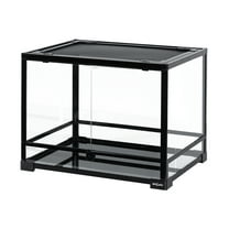 REPTIZOO 34 Gallon  Reptile Glass Terrarium Tank  24" x 18" x 18"(Knock-Down)