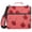 Beautiful Cherry, variant on 3 Ring Zipper Binder with Shoulder Strap Waterproof Trapper Keeper 2 Inch D-Ring 500 Sheets Capacity Pink Black Striped