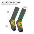 thumbnail image 4 of Rateoe Spring St Patrick’S Day Irish Gnomes Compression Socks for Women and Men 20-30mmHg-Circulation Support Socks Knee High Nurse Pregnant Running Medical and Travel Athletic, 4 of 7