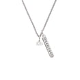 thumbnail image 2 of Delight Jewelry Silvertone Mini Year 2019 Silvertone Fearless Bar Charm Necklace, 23", 2 of 4