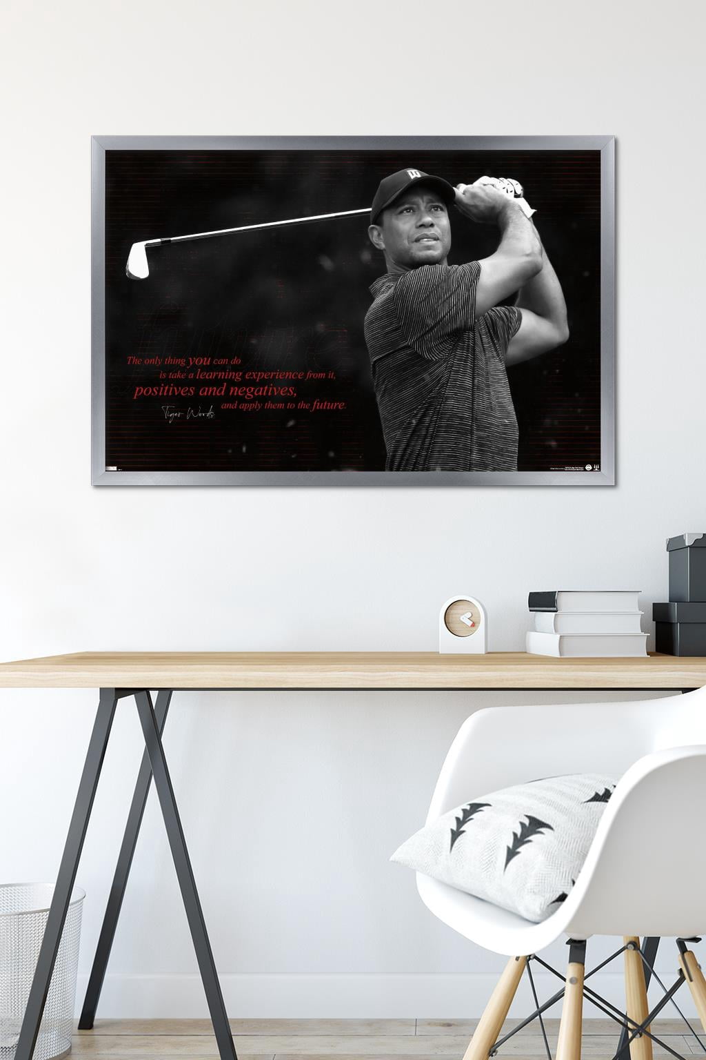 Tiger Woods - Future Wall Poster, 22.375" x 34" Framed