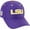 LSU, variant on Brand New Collegiate Men's UNC Adjustable Hat With Rear Word, 100% Cotton, Embroidered Logos, Official School Colors, Blue