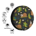thumbnail image 4 of Kdxio Spare Tire Cover for RV Trailer, Waterproof Wheel Cover,Camper Spare Tire Cover Fit for Rv SUV Truck Travel Trailer 17 inch-Funny Sloths In The Forest, 4 of 8