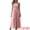 Red, variant on Women's Gingham Spaghetti Strap Flowy Plaid Smocked Dress XL Red