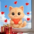 thumbnail image 6 of AURIGATE Valentines Day Stickers Lovely Patterns Stickers,Cute Cat Decals Suit For Doors Windows And Walls Valentines Day Atmospheres Decoration, 6 of 8