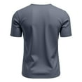 thumbnail image 4 of kamemir Comfort Colors Tshirt Men’s Lightweight T-Shirts Cotton Crew Neck Regular Fit Solid Tee Grey,2XL, 4 of 6