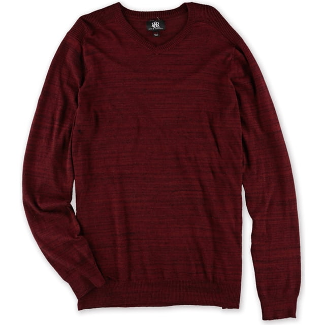 Rock & Republic Suéter de punto para hombre, rojo, 3XLT