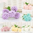 thumbnail image 2 of 1pcs Artifical Rose Flowers Dusty Rose Gradient with Stems for DIY Wedding Bouquets Centerpieces Arrange Decorations, 2 of 5