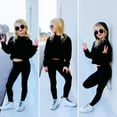 thumbnail image 4 of Oudiya Kids Tie Dye Sweatshirt Crop Tops Hoodie Long Sleeve Pullover for Girls, 5-13 Years, 4 of 9