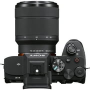 Sony a7 IV Full Frame Mirrorless Camera Body with 2 Lens Kit FE 200-600mm F5.6-6.3 G OSS + 28-70mm ILCE-7M4K/B + SEL200600G Bundle w/ Deco Gear Backpack + Monopod + Extra Battery, LED and Accessories