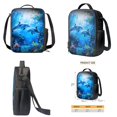 thumbnail image 4 of ZUXONGSY Dolphin Coral Clownfish Print School Backpacks for Teen Girls Boys 3 in 1 School Bag Book Bag with Lunch Box Pencil Case for Kindergarten Elementary Schoolbags Back Packs Travel Daypack, 4 of 6