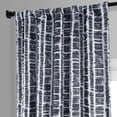 thumbnail image 4 of Matchstick Charcoal Black Room Darkening Curtain (1 Panel), Matchstick Charcoal Black, 50W X 108L, 4 of 6