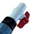 thumbnail image 3 of Tubo de de línea de aire de agua de jardín adaptador de accesorios de conector de acoplamiento de liberación rápida 20 mm 2 vías Cola adaptador de manguera, 3 of 4
