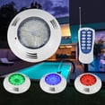 thumbnail image 2 of Luz de pared para piscina Control remoto Luz colorida 12V 35W IP68 Luz subacuática impermeable CACAGOO  lámpara de piscina, 2 of 7