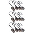 thumbnail image 4 of 12pcs Bath Rollerball Shower Curtain Hooks Glide Rings Shower Curtain Rings, 4 of 9