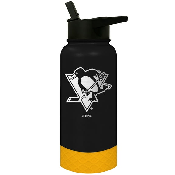 Pittsburgh Penguins 32oz. Logo Thirst Hydration Water Bottle