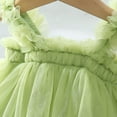 thumbnail image 6 of Youmylove Toddler Sleeveless Ruffle Kids Dress Party Tulle Dress Girl Baby Princess Girls Dress&Skirt Stylish Playwear, 6 of 7