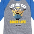 thumbnail image 3 of Despicable Me Minions - Living The Good Life - Toddler & Youth Raglan Graphic T-Shirt, 3 of 4