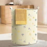 Taotanxi 17 Butterfly Laundry Basket,Kids Dirty Clothes Hamper,Waterproof Toys Storage Bin,Room Decor,Gift Baskets,Baby Nursery Hamper(Beige)