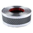 thumbnail image 6 of Car Styling Car Threshold Protection Carbon Fiber Sill Protector Bumper Film Sticker Anti-stepping Stickers Car Stickers Rubber Strip BLACK, 6 of 8